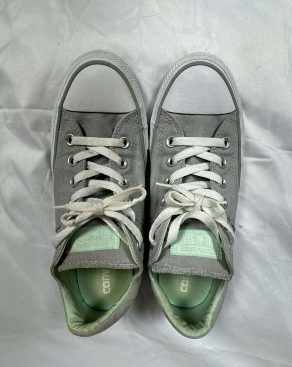 Converse Chuck Taylor All Star Madison Low Top Sneakers Grey/Mint Green